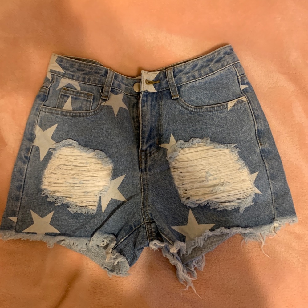Star Jean shorts